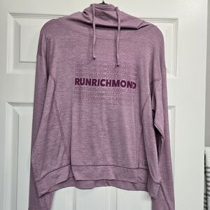 Athletic Women's "Run Richmond" Purple Hoodie
